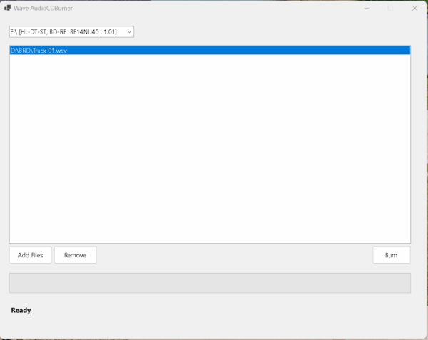 AudioCDBurn Wave Edition Developer Component