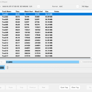 Audio CD Ripper Developer Component