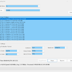 dDVDBackup Developer Component